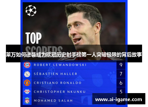莱万如何逆袭成为欧冠历史射手榜第一人突破极限的背后故事